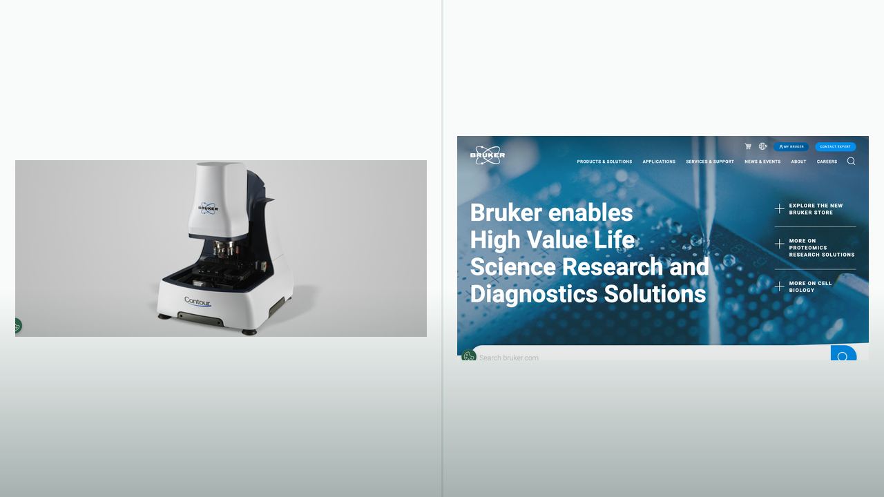 Bruker ContourX-200 Optical Profilometer 장비 이미지